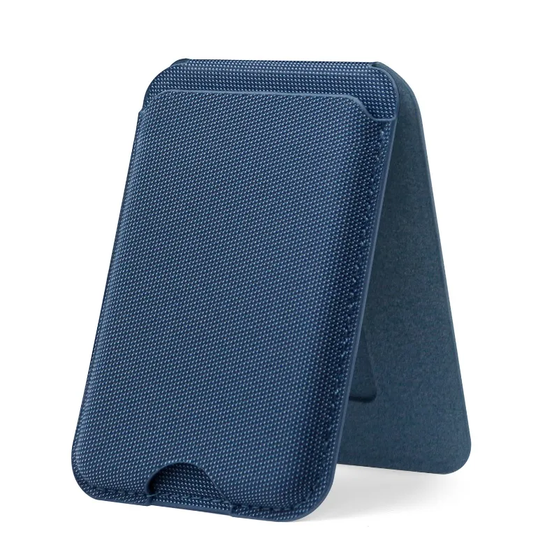 2 in 1 Magnetic MagSafe Wallet Stand, Leather Magnetic Card Holder Wallet for iPhone