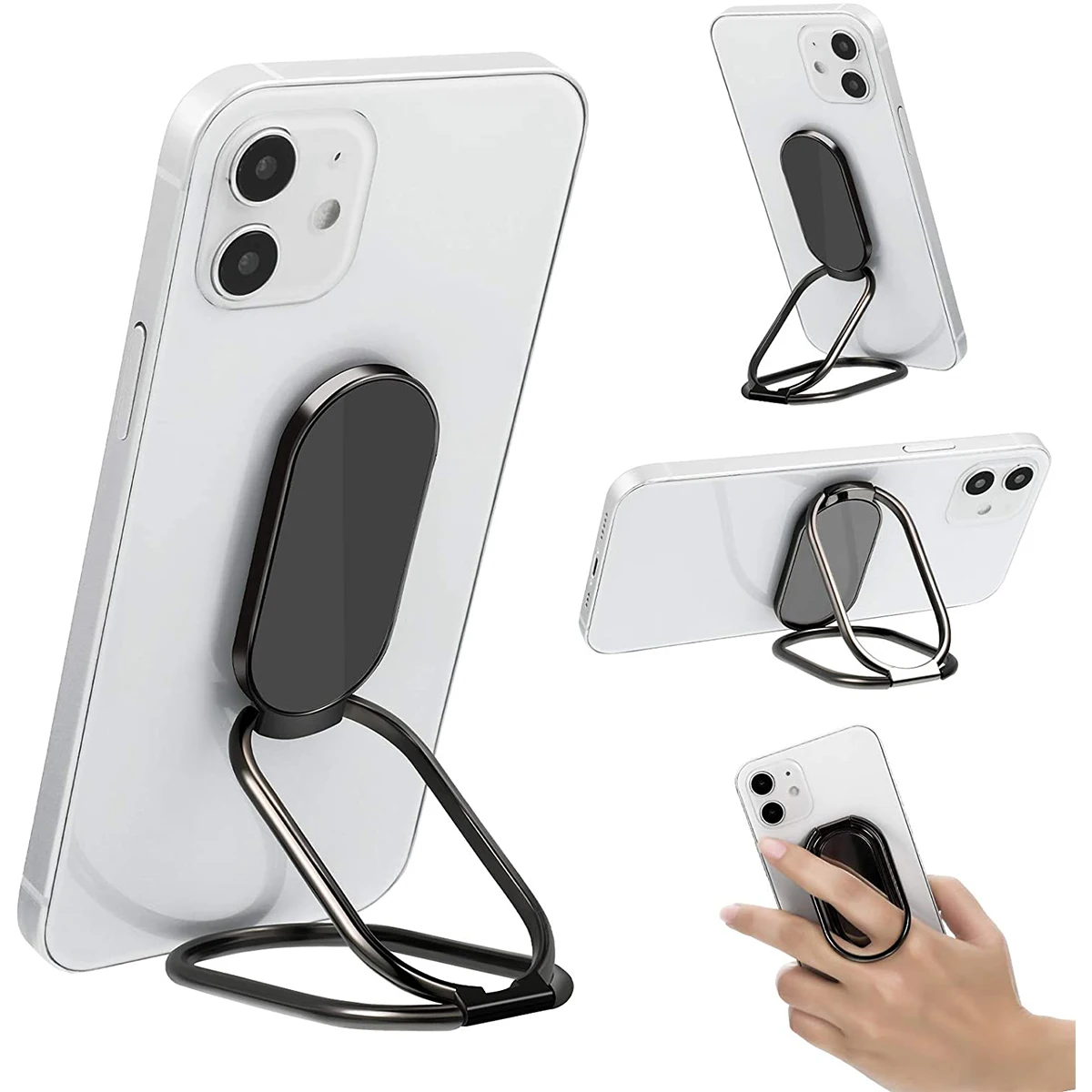 360 Degree Rotation Finger Ring Kickstand Ring Holder and Mount - Image 2