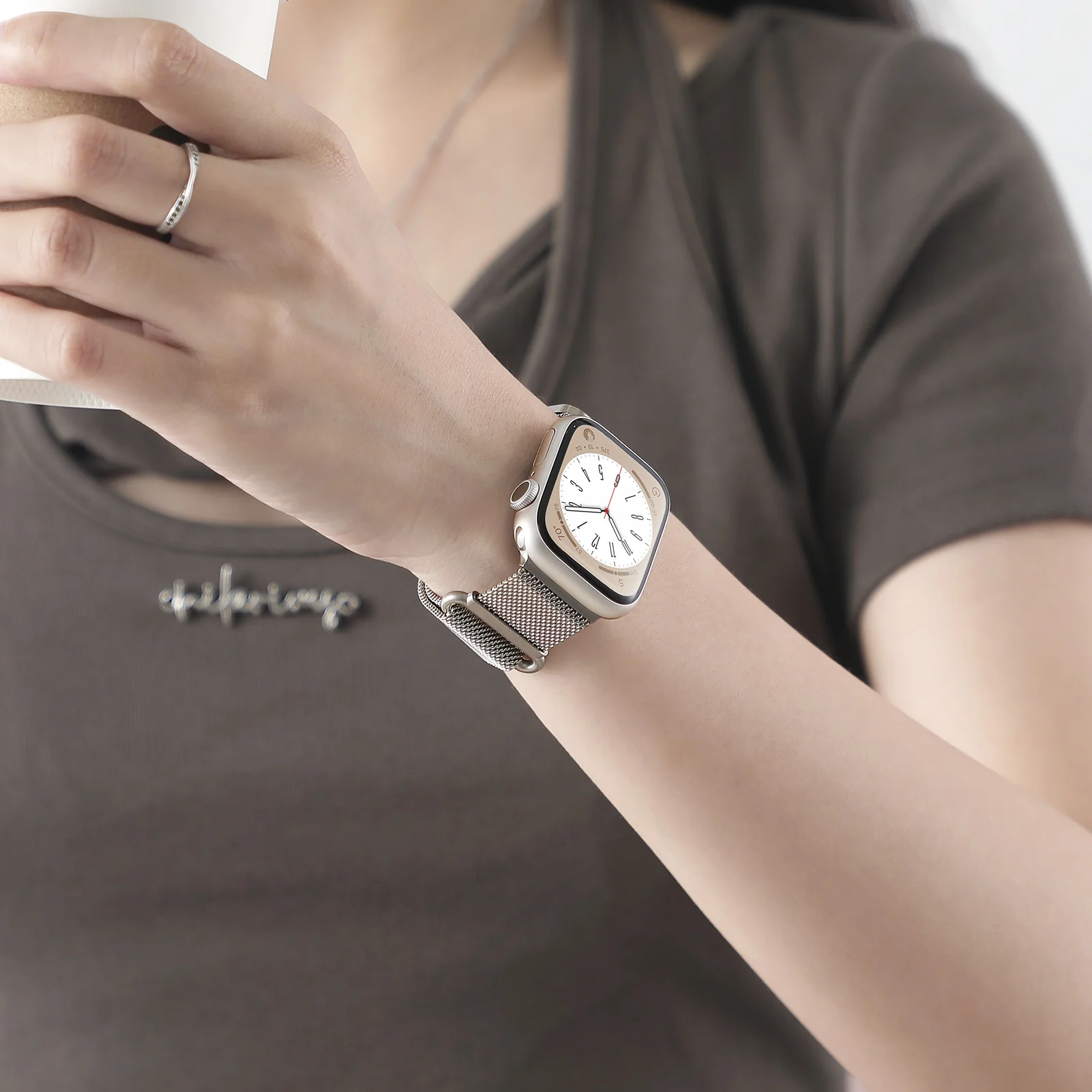 Milanese Loop Strap For Apple Watch - Image 5