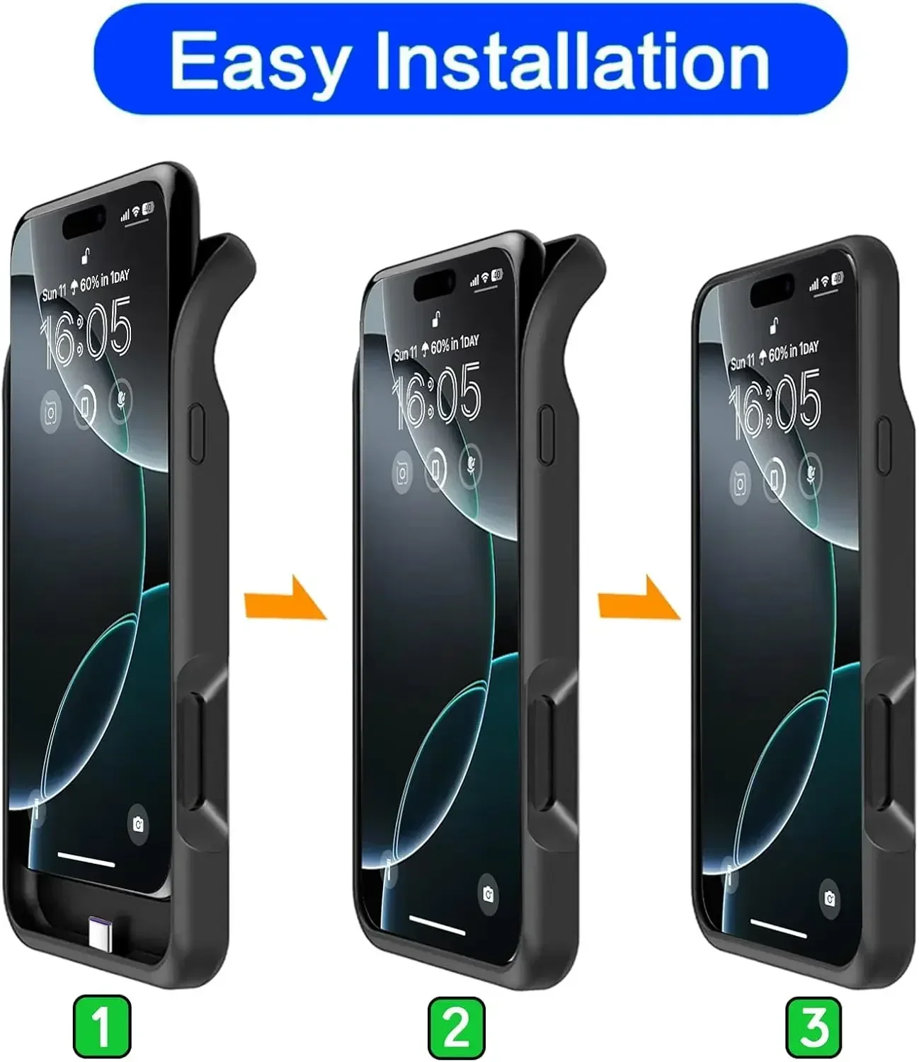 Smart Wireless Battery Charger Case for iPhone 17 Pro Max - Image 6