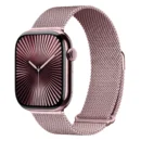 Milanese Loop Strap For Apple Watch - Pink Gold