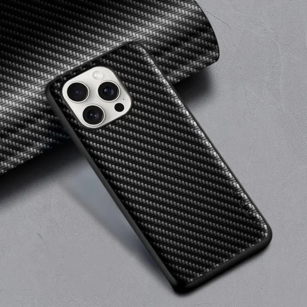 Carbon Fibre texture Phone Case for iPhone 16 Pro Plus Max Fashion Design Soft Back Cover for iphone 16 pro max Case