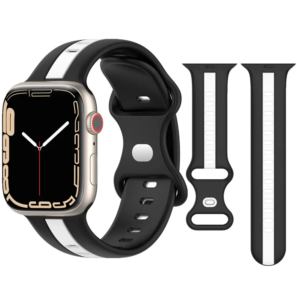 Silicone Loop Strap for Apple Watch Band Ultra - Image 2