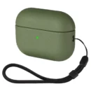 Leather grain Case For AirpPods Pro - Light Green