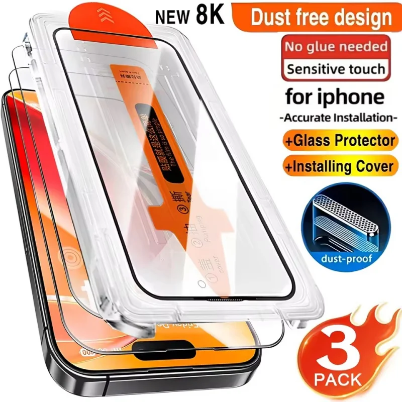 Tempered Glass Screen Protectors for iPhone