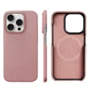 Natural Cowhide Leather Magsafe Case for iPhone - pink