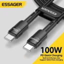 Essager 100W Type C To C  Cable + PD Fast Charger